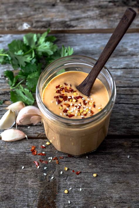 Sweet and Spicy Tahini Sauce | simply ceecee | vegan recipes