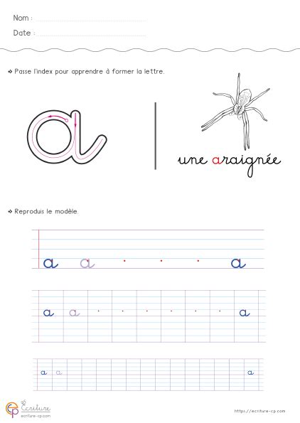 écriture De L Alphabet Français Majuscule Cursive - Photos Alphabet Collections