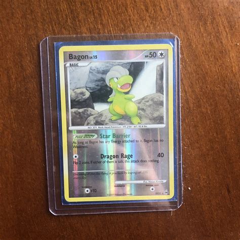 Bagon SH10 Reverse Holo Shiny Secret Rare Platinum Arceus Set Pokemon ...