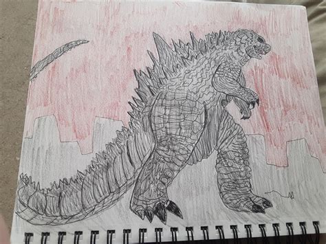 godzilla 2014 drawing. : r/GODZILLA