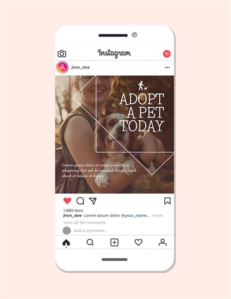 Pets Instagram Ad Template in PSD - Download | Template.net