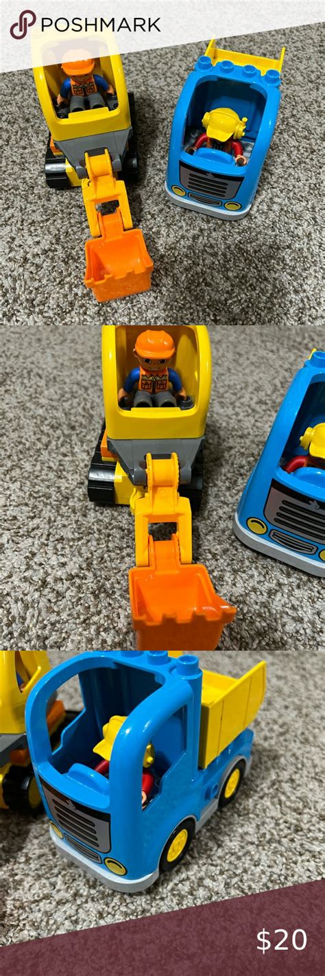 Lego Duplo Construction Vehicles Set | Lego duplo, Construction ...