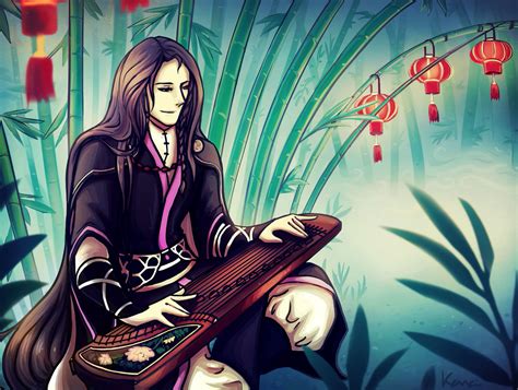 Guqin by KanahaniART on DeviantArt