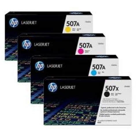 NEW SEALED HP 507X for Laserjet 500 Color M551 Series 4PK (CMYK ...