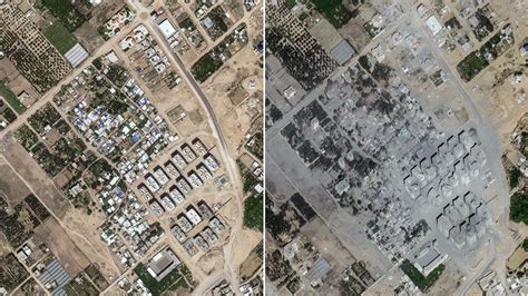 Gaza before and after: Satellite images show destruction