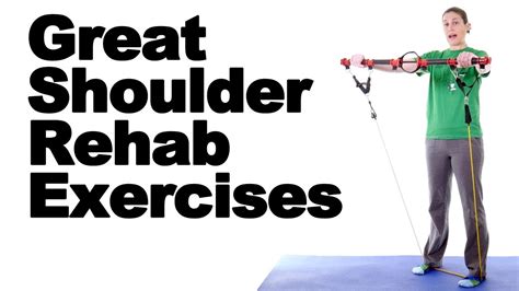 7 Great Shoulder Rehab Exercises - Ask Doctor Jo - YouTube