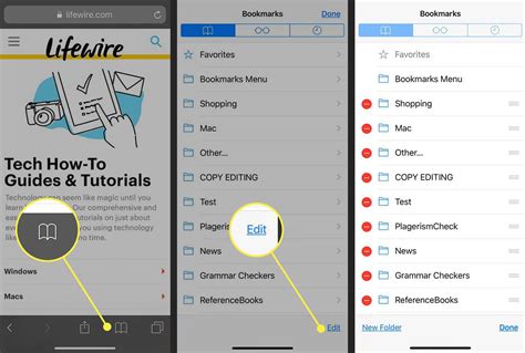 How to create a bookmark in mobile bookmark - avenuelasopa