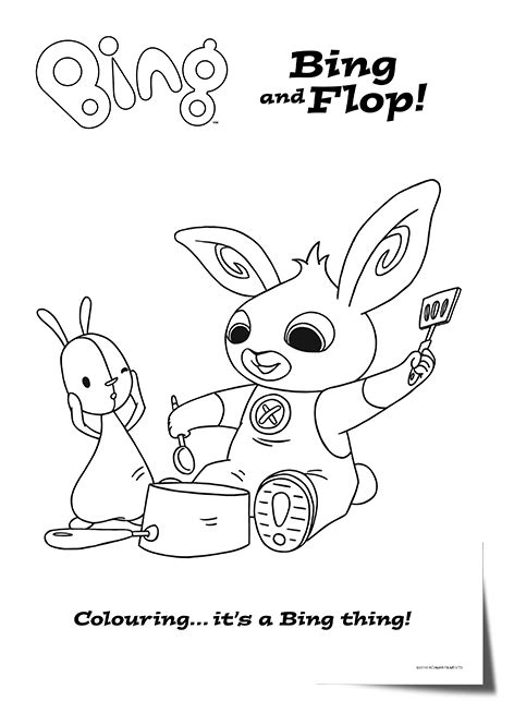 Bing Bunny – Character colouring sheets | | Bing bunny, Bunny coloring ...