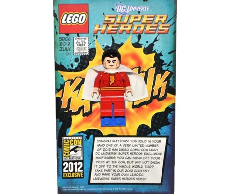 LEGO San Diego Comic Con 2012 Shazam Minifigure VIP Sweepstakes Coming in February - The Brick Fan