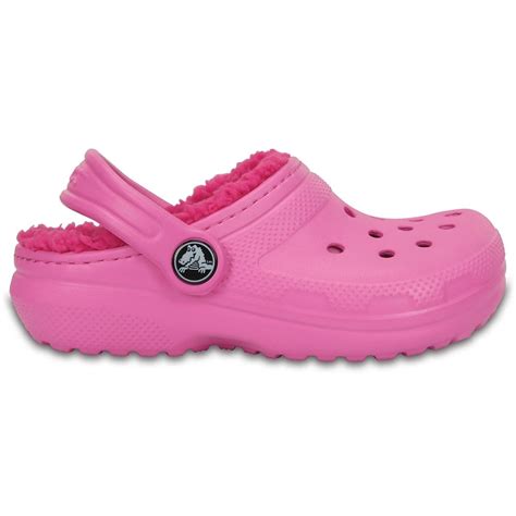 Crocs Kids Classic Lined Clog Party Pink/Candy Pink, all the comfort of ...