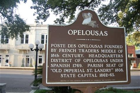 Opelousas - Opelousas, LA - Louisiana Historical Markers on Waymarking.com