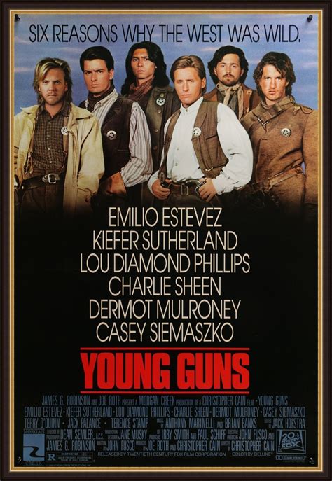 Young Guns - 1988 - Original Movie Poster - Art of the Movies