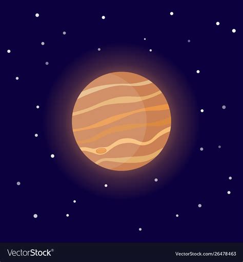 Cartoon Jupiter Planet