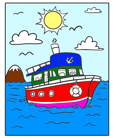 Cartoon Boat Clipart Best - vrogue.co