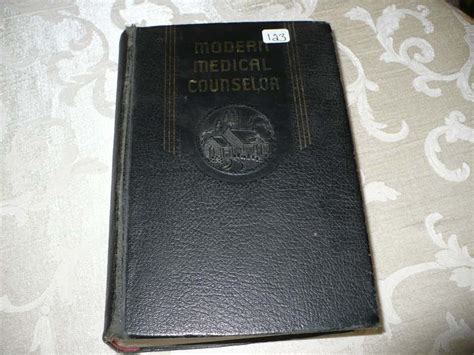 Vintage Modern Medical Counselor Book