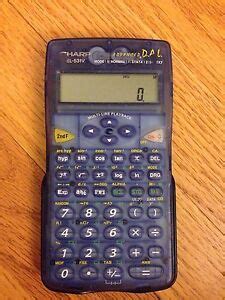 Sharp EL-531V DAL Advanced Scientific Calculator with Case - Blue | eBay