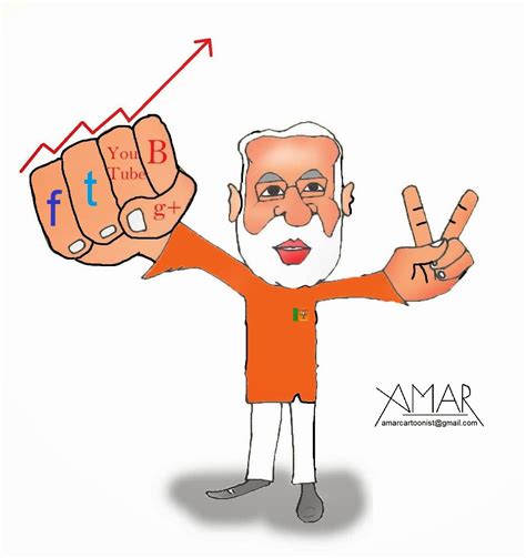 Amar Cartoonist : Narendra Modi Cartoon