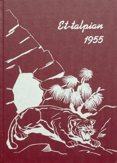 1955 yearbook from Platte High School from Platte, South Dakota for sale