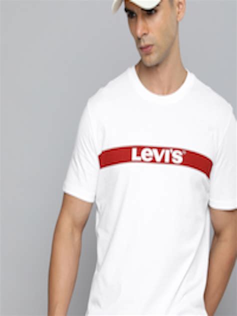 Buy Levis Brand Logo Printed Pure Cotton T Shirt - Tshirts for Men 23732642 | Myntra