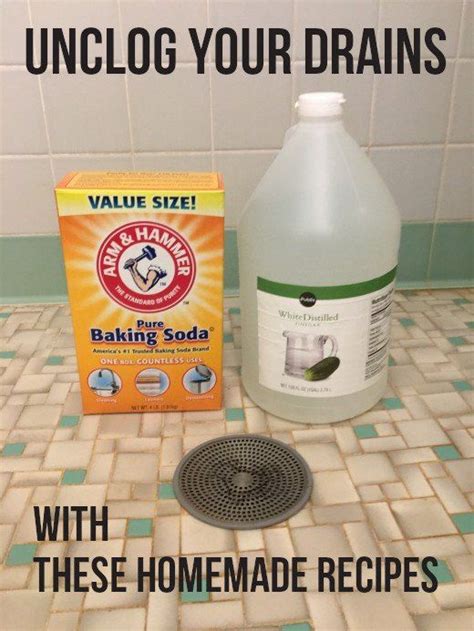 This article looks at effective drain cleaners that can be put together ...