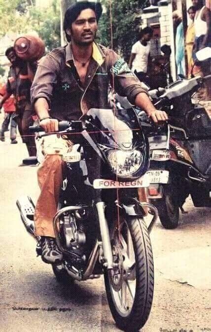 Dhanush In Pollathavan Bike