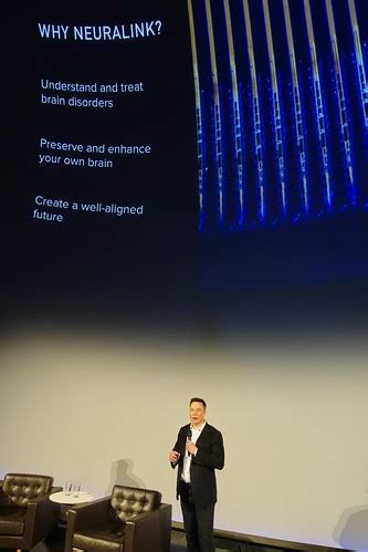 Elon Musk presenting the Neuralink master plan | ...from hig… | Flickr