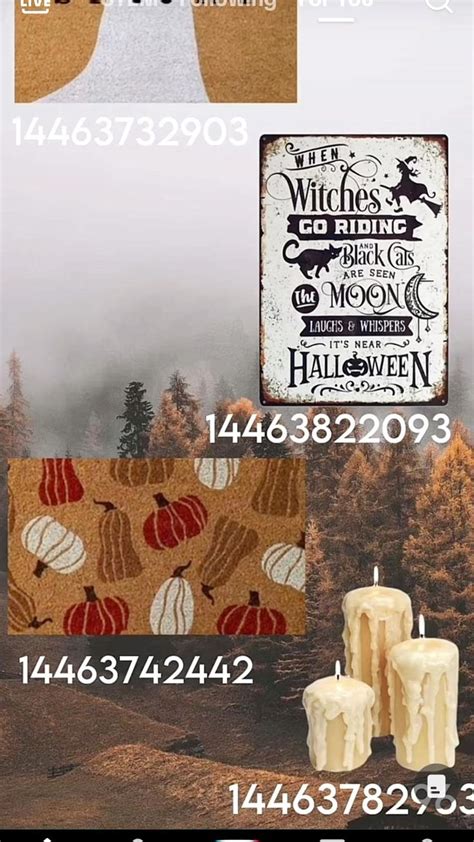 Halloween decals! Not mine! | Halloween decals, Fall decal, Bloxburg decals codes