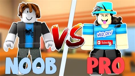 noob vs pro 1v1 in Roblox A Bizarre Day - YouTube