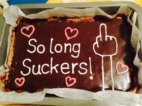 Hilarious Farewell Cakes Employees have Received Last Day at the Office ...