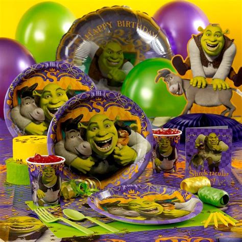 Shrek the Third Party Supplies | Shrek party supplies, Birthday party ...