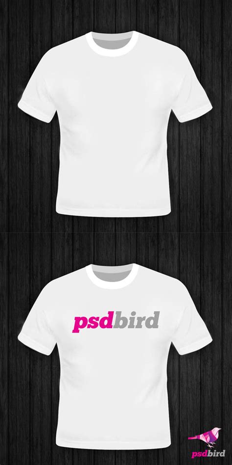 Free Blank T-Shirt Mockup Template PSD by psdbird on DeviantArt