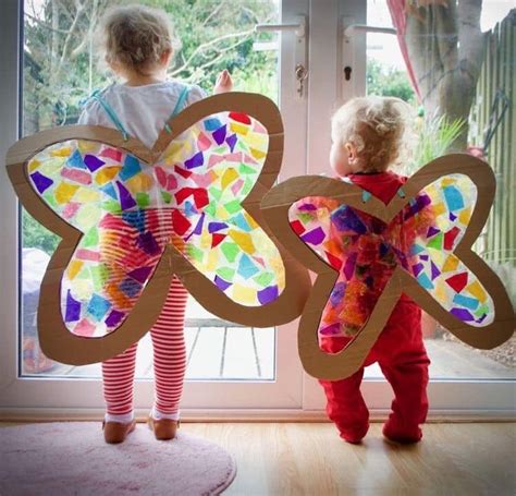 Pin by Claudia Valdovinos on Creatividad | Butterfly wings costume, Stained glass butterfly ...