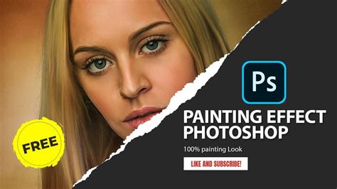 Painting effect in photoshop cc (100% painting Look) - YouTube