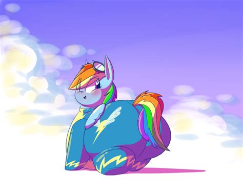 fat wonderbolt rainbow dash by secretgoombaman12345 on DeviantArt