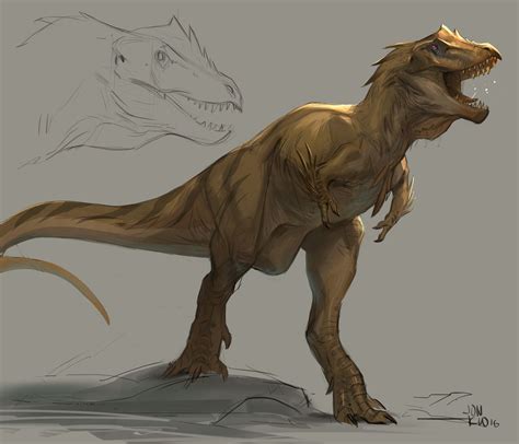 dino creature , Jonathan Kuo | Creature concept art, Prehistoric creatures, Prehistoric animals