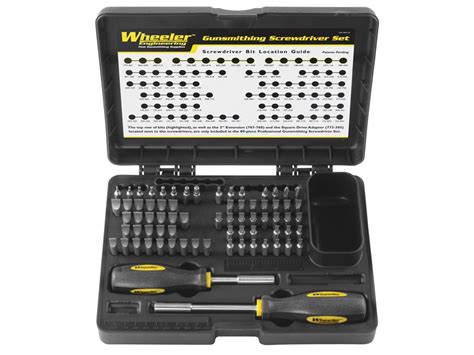 Wheeler Engineering 72-Piece Professional Gunsmithing Screwdriver Set