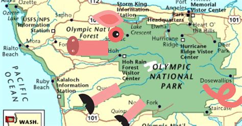 Olympic National Forest Map – Map Of The World