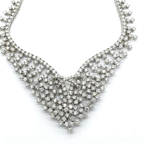 Fine Diamond Necklace, 15.45 carats - Jewellery Discovery