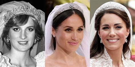 How Meghan Markle's Wedding Tiara Compares to Princess Diana's and Kate ...