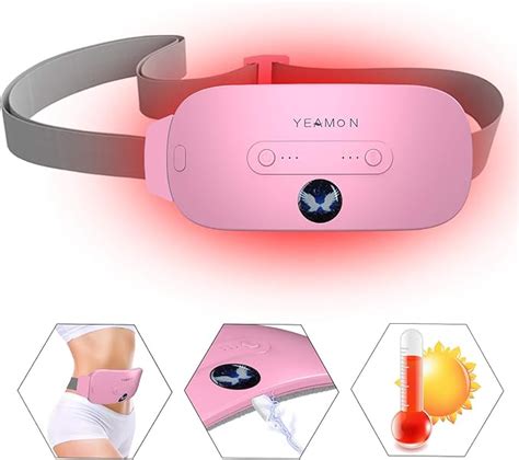 Portable Cordless Heating Pad For Cramps, Electric Waist Belt Device ...