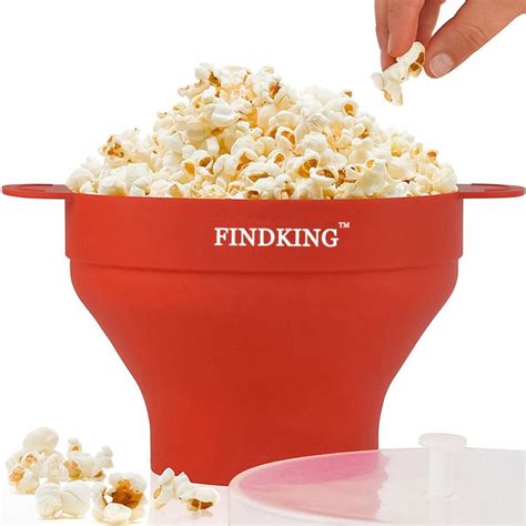 Collapsible Silicone Microwave Bowl for Popcorn | Microwave popcorn maker, Microwave popcorn ...