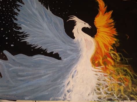 Fire and Ice | Painting, Fire and ice, Acrylic painting