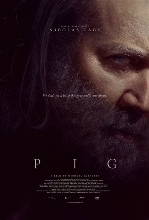 Pig movie large poster.