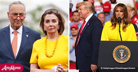 Nancy Pelosi's Bright Yellow Dress Brings to Mind Melania Trump's ...