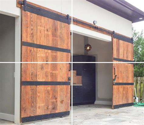 Double Door Barn Door Hardware | Outdoor Barn Door Track System | Barn ...