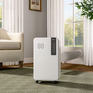 Auto-Off Coloured LED Quiet Small Dehumidifiers for Bedroom Living room