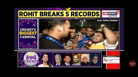 CNN News 18 live interview after India match in Delhi😍 - YouTube