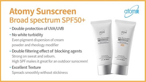 ATOMY Sunscreen - Product Explanation - YouTube