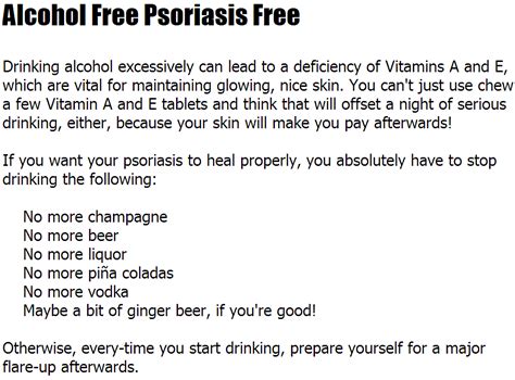 Psoriasis Alcohol – Alcohol Free Psoriasis Free | daviss544