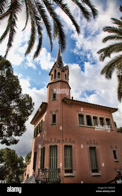 The Gaudi House Museum, Park Guell, Barcelona, Spain Stock Photo - Alamy